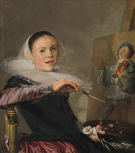 Self-portrait by Judith Leyster