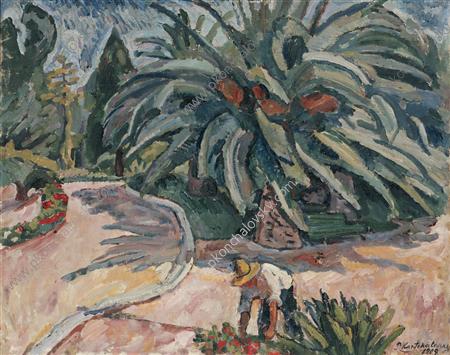 south of france. palma by pyotr konchalovsky