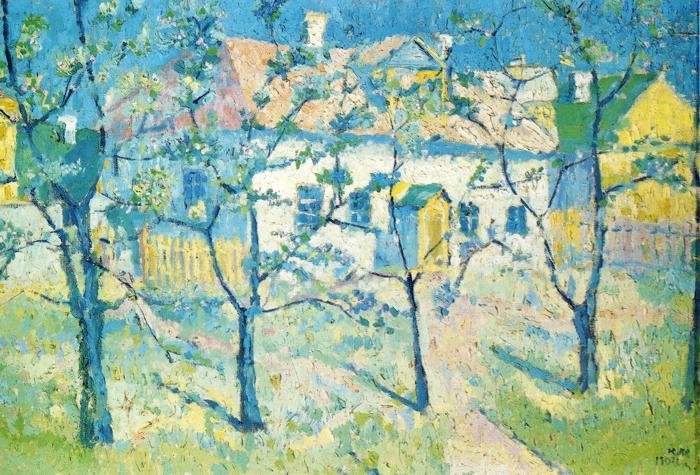 Spring Garden in Blossom by Kazimir Malevich