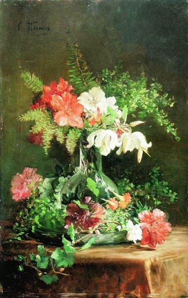 still life by konstantin makovsky
