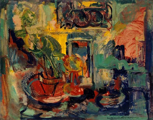 still life interior by hans hofmann