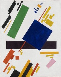 Abstarct art depicted by Suprematist Composition