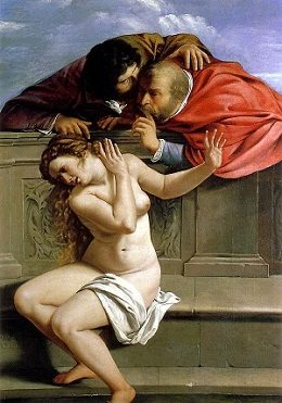 Susanna and the Elders by Artemisia Gentileschi
