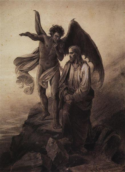 temptation of christ by vasily surikov