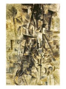Cubism art depicted by The Accordionist