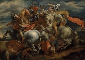 The Battle of Anghiari by Leonardo Da Vinci