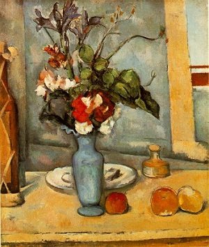 The Blue Vase by Paul Cezanne