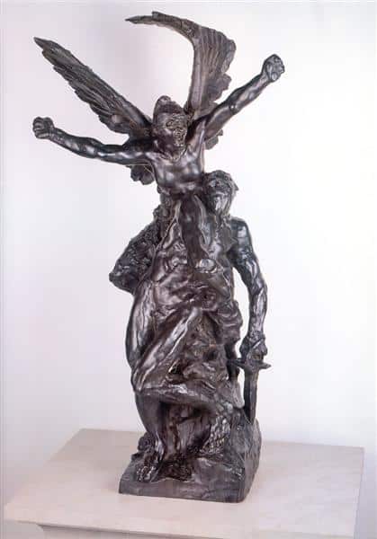 the call to arms by auguste rodin