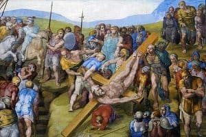 The Crucifixion of St. Peter by Michelangelo