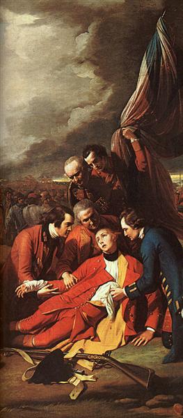 the death of general wife by benjamin west