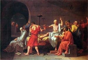 Death in paintings by Jacques Louis David