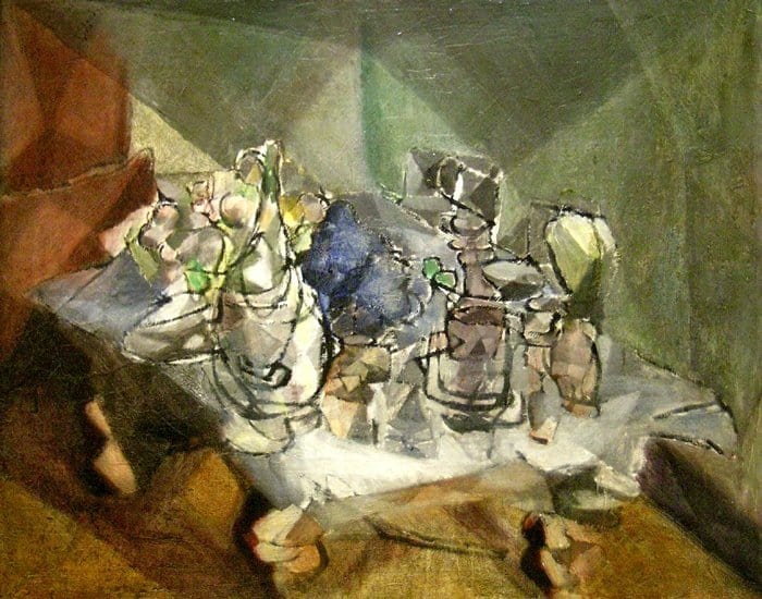 the dining table by Jacques Villon
