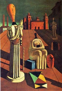 The Disquieting Muses Painting by Giorgio de Chirico.