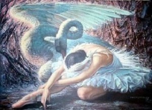 Death in Art depicted by The Dying Swan