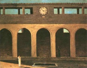 The Enigma of the Hour Painting by Giorgio de Chirico