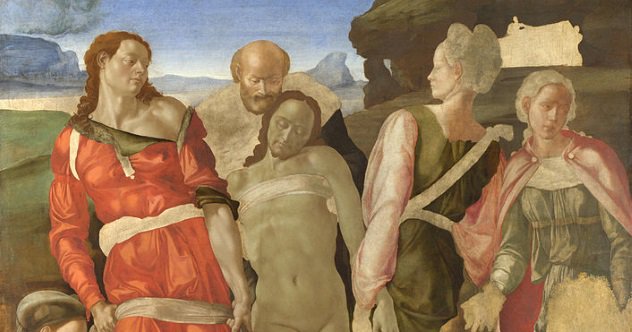 Death in Art depicted by The Entombment