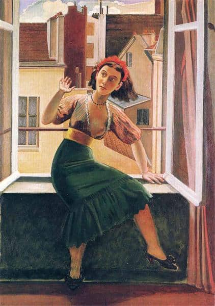 the fear of ghosts artwork by Balthus