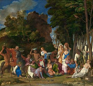 The Feast of the Gods by Titian