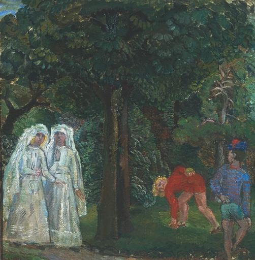 the first communicants by Balthus