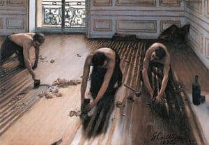 Impressionism art depicted by The Floor Scrapers