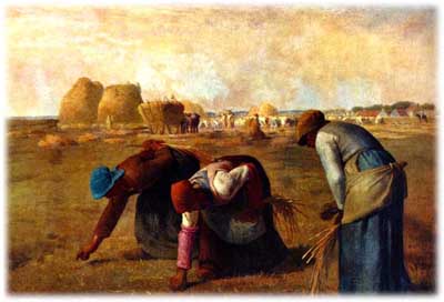 Realism art depicted by The Gleaners