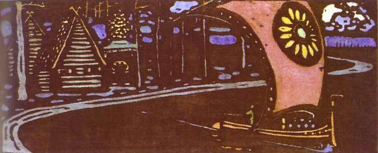 the golden sailby wassily kandinsky