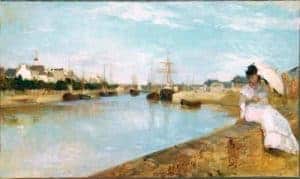 The Harbor at Lorient by Berthe Morisot