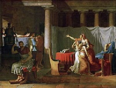The Lictors Bring to Brutus the Bodies of His Sons by Jacques Louis David