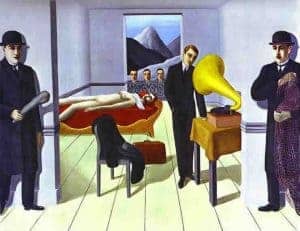 The Menaced Assassin by Rene Magritte