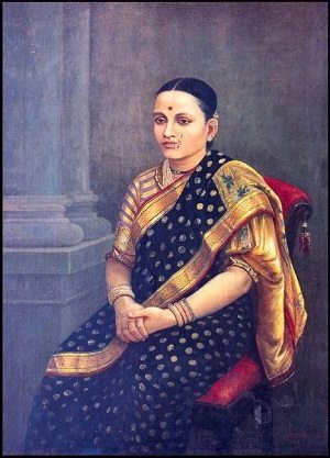 The Portrait of a Lady by Raja Ravi Varma