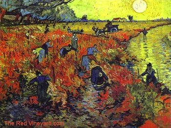 The Red Vineyard by Vincent Van Gogh