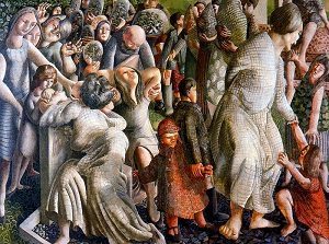 Love in Art depicted by The Resurrection Reunion of Families