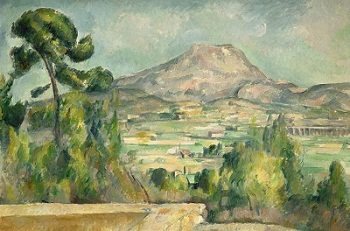The Sainte-Victoire Mountains by Paul Cezanne