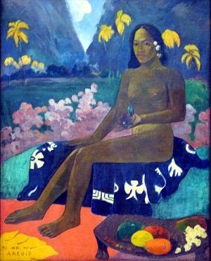 The Seed of the Areoi by Paul Gauguin