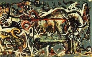 The She-Wolf by Jackson Pollock