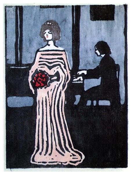 the singer by wassily kandinsky