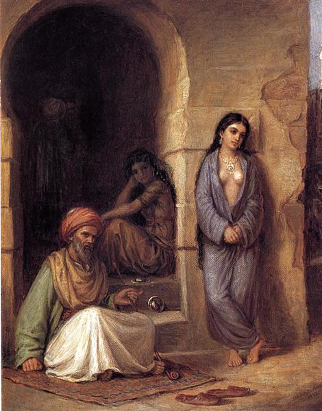the slave by john william waterhouse