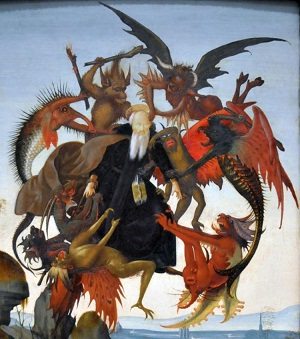 The Torment of Saint Anthony by Michelangelo