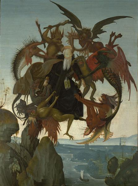 the torment of saint anthony by michelangelo