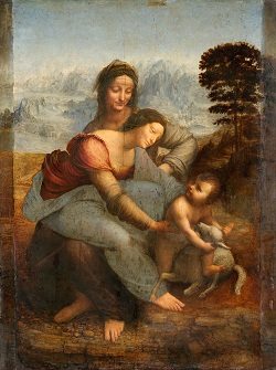 The Virgin and Child with St. Anne by Leonardo Da Vinci