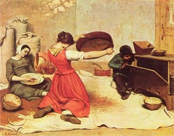 Beauty in Art depicted by The Wheat Sifters