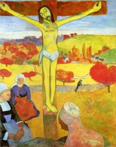 Impressionism art depicted by The Yellow Christ