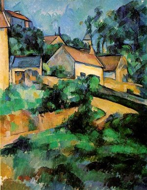 Turning Road at Montgeroult by Paul Cezanne