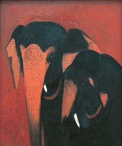 Two Elephants by Amrita Sher-Gil