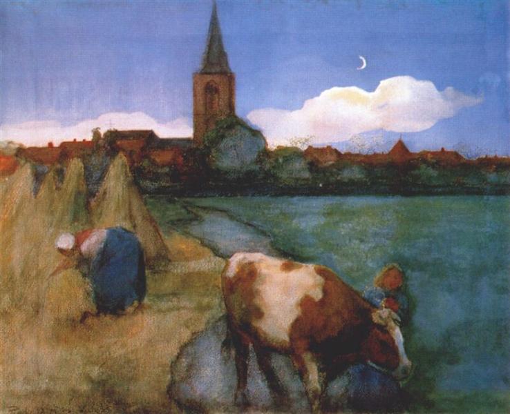 view of winterswijk by piet mondrian