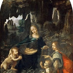 Women in Art depicted by Virgin of the Rocks