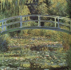 Impressionism art depicted by Water Lily Pond
