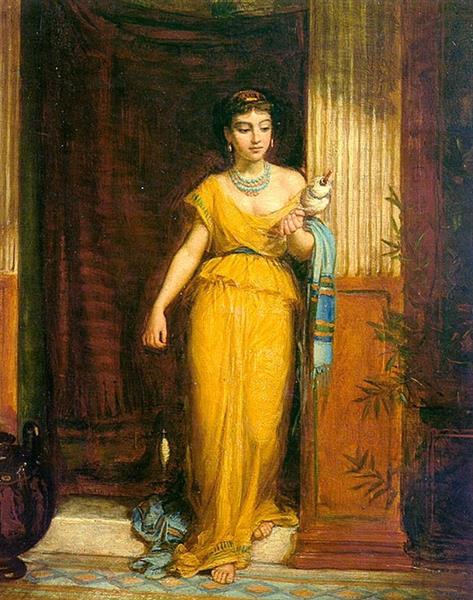 the spinner by john william waterhouse
