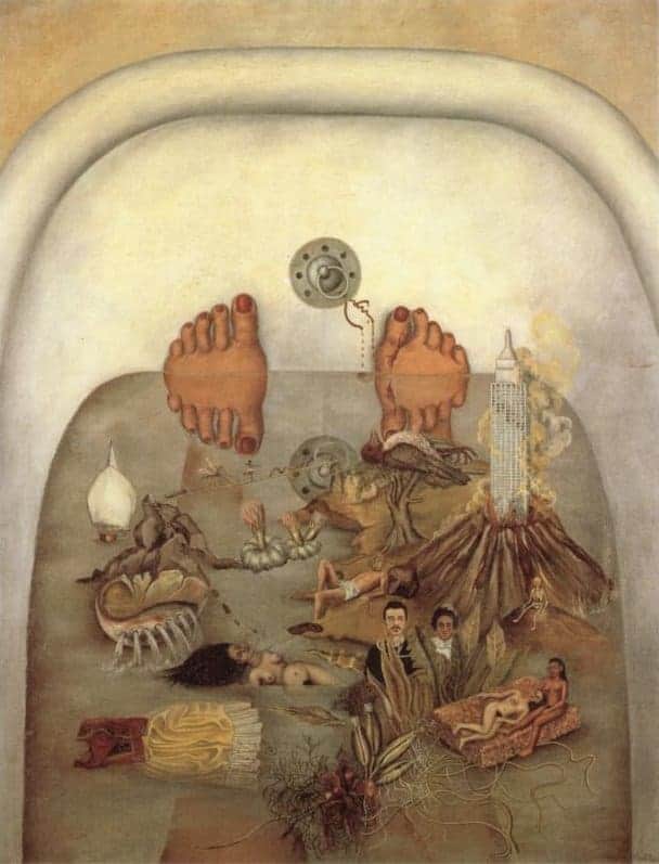 What I saw in the water by Frida Kahlo