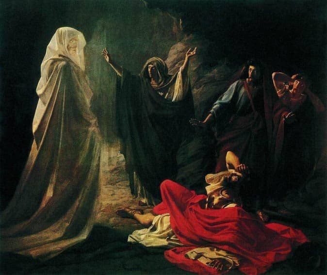 witch of endor by nikolai ge
